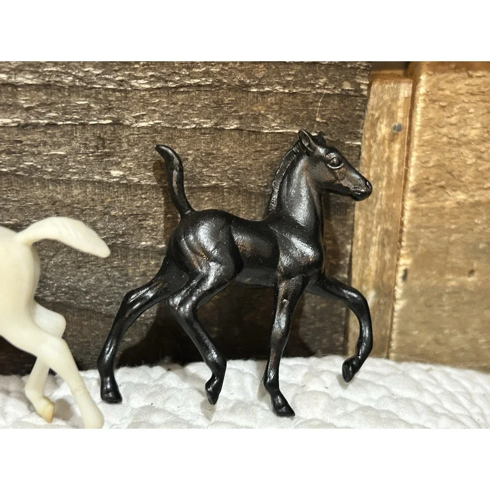 Breyer Mini Whinnies Horse Pony Foal Lot Brown 5 Ponies